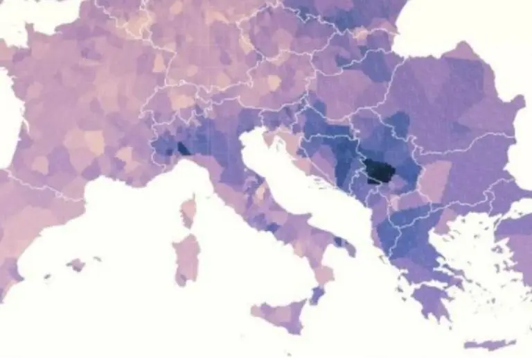 FOTO Mapa koja bi treba ozbiljno zabrinuti i bh. vlast i građane!