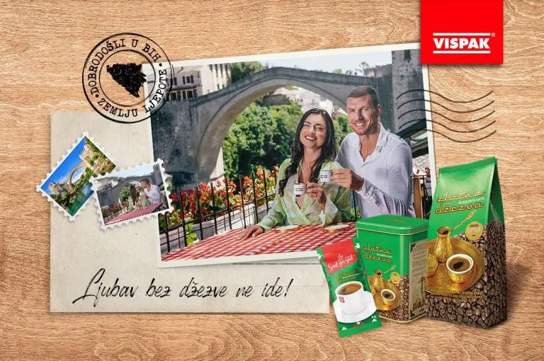 Edin i Amra Džeko u prvoj zajedničkoj kampanji Zlatne džezve i promocije BiH