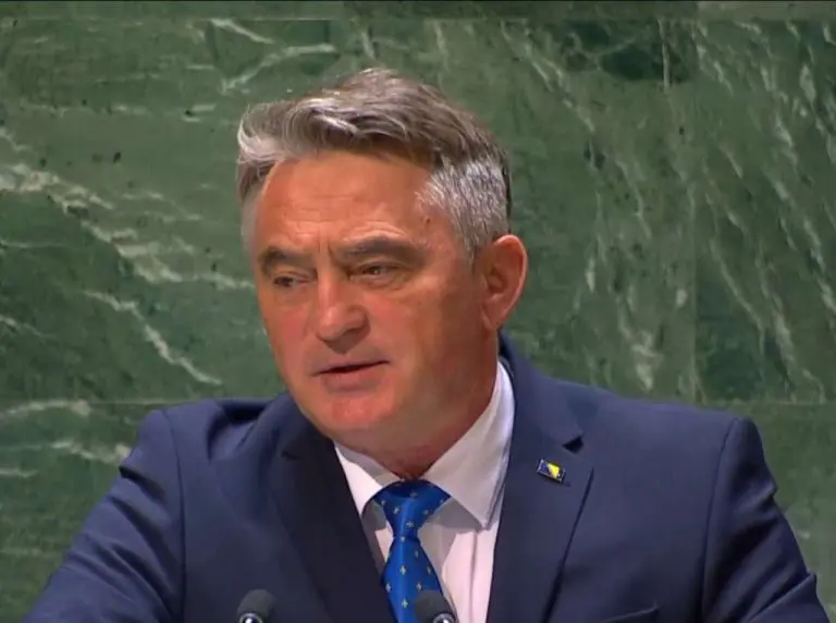 Komšić u Generalnoj skupštini UN: Podržati BiH ukoliko se želi sačuvati mir na zapadnom Balkanu