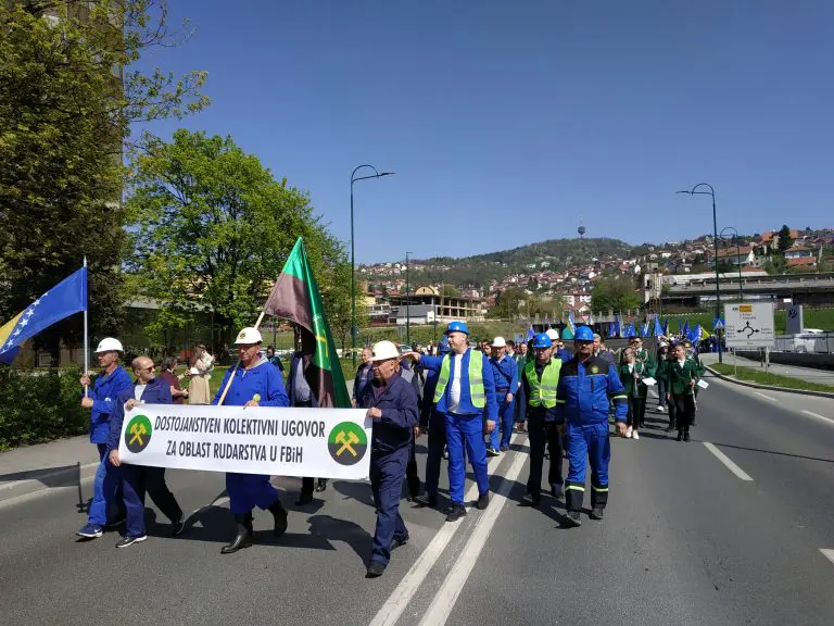Rudari u jednosatnoj obustavi proizvodnje