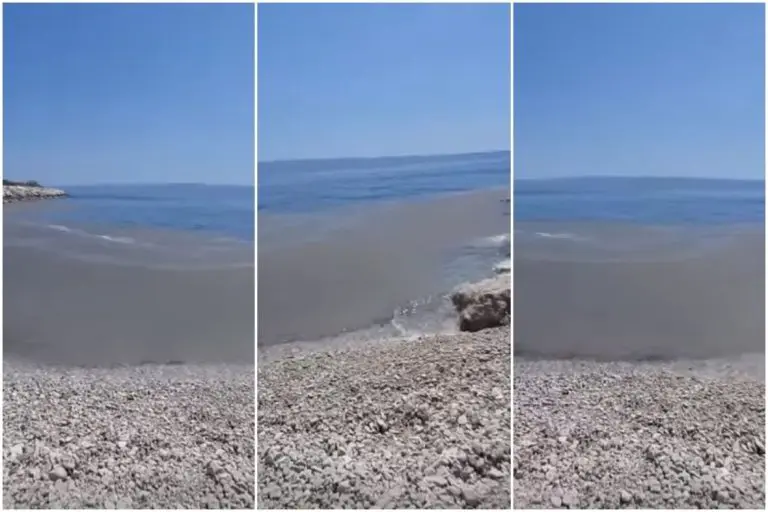 Zastrašujući prizori iz Splita: Pogledajte kako izgleda obala poznate plaže