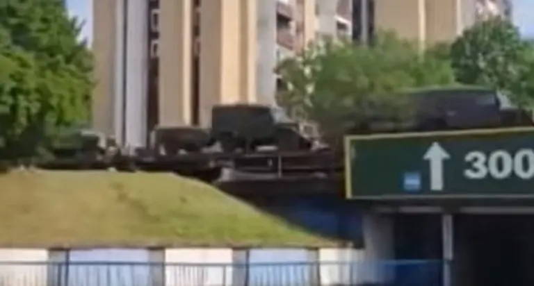 Veliki vojni konvoj prošao kroz Osijek, pogledajte snimku
