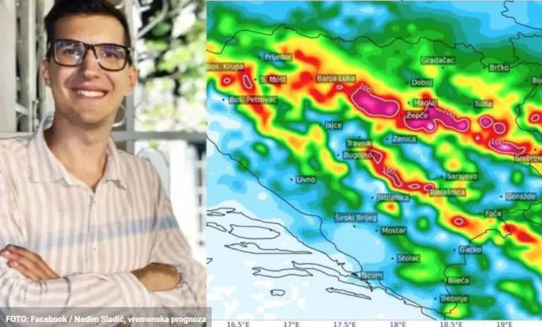 Nedim Sladić objavio prognozu: I u narednom periodu kiša, a evo kojeg datuma dolazi promjena vremena