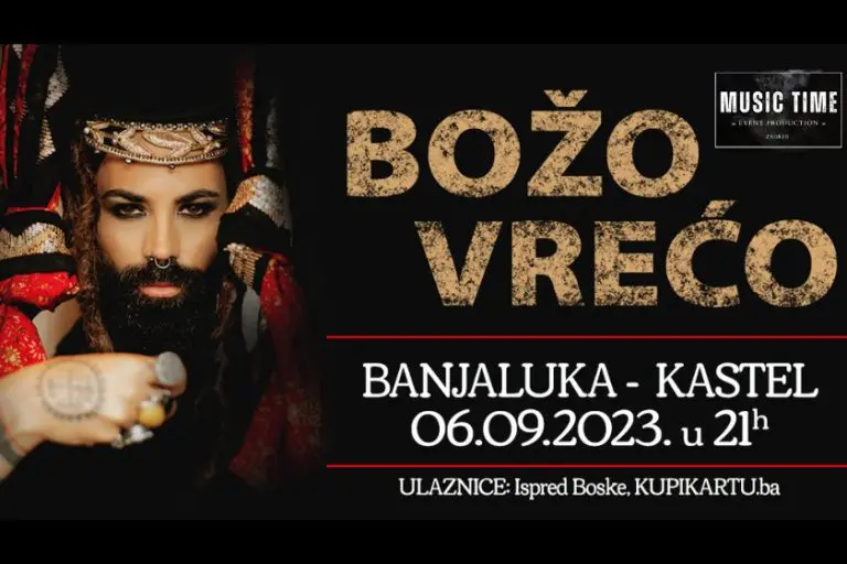Božo Vrećo sutra nastupa na Kastelu u Banjaluci