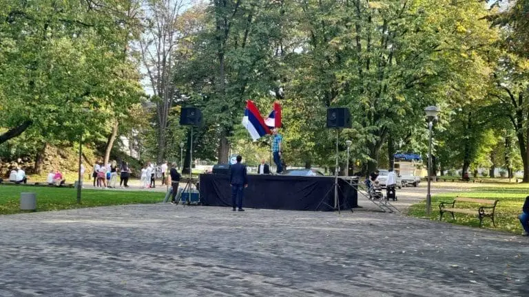 Pripreme i u Parku Mladen Stojanović (FOTO)