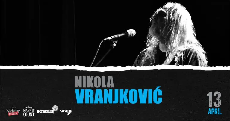 Nikola Vranjković 13. aprila nastupa u Klubu studenata Banjaluka