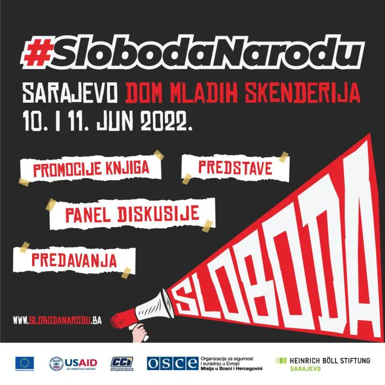 Festival #SlobodaNarodu ponovo u Sarajevu