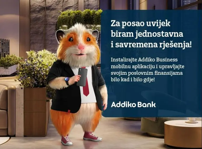 Upravljajte poslovnim finansijama bilo kada i bilo gdje uz Addiko Business Banja Luka mobilnu aplikaciju