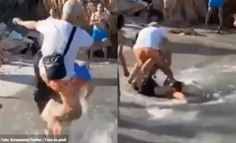 Tuča na plaži: Bahati skiper gurnuo ženu, suprug ‘doletio’ nindža potezom