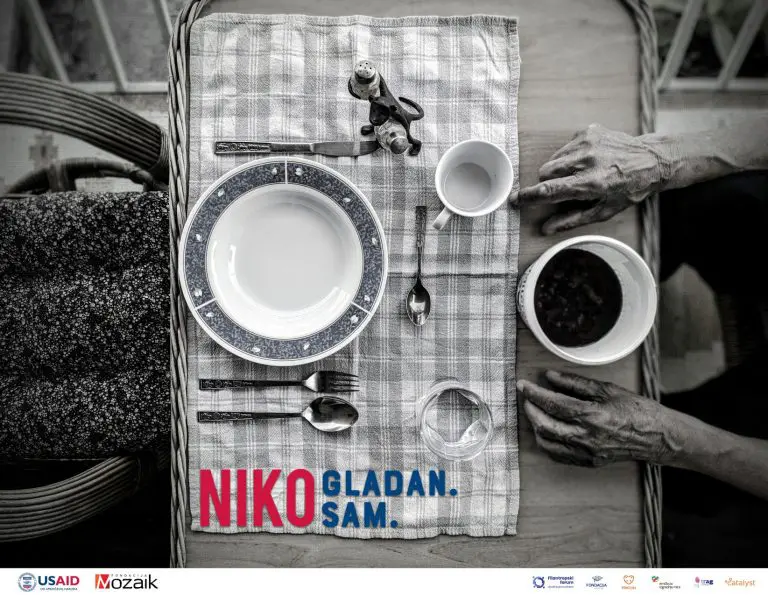 Fondacija Mozaik od zastupničkih tijela u BiH zatražila podršku inicijativi „Niko gladan. Niko sam.“