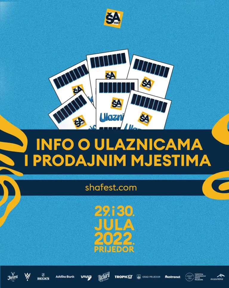 ŠA Fest: Sve što treba da znaš o ulaznicama za događaj koji svi već predugo iščekujemo