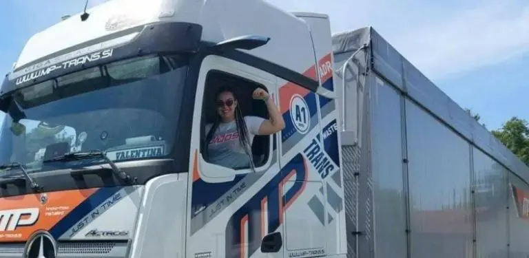 Valentina je vozačica šlepera, kvarove uvijek prvo nastoji sama riješiti