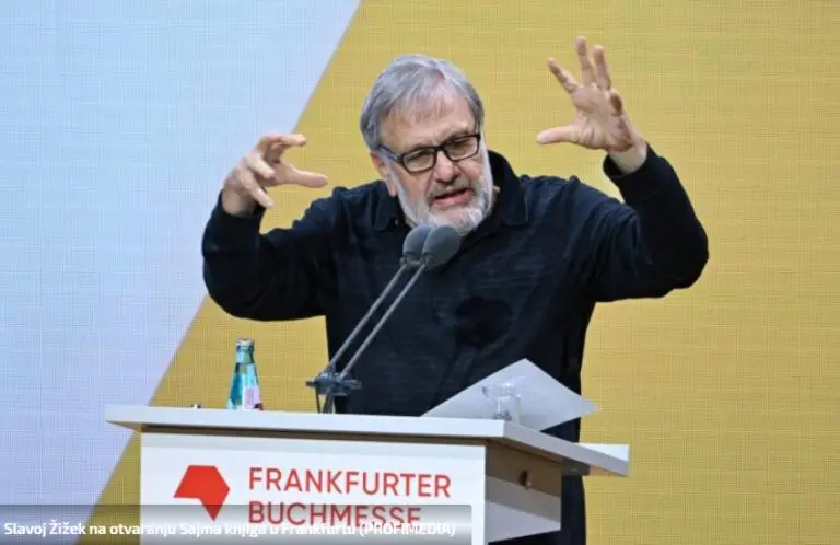 Incident tokom govora Slavoja Žižeka u Frankfurtu: Optužio Izrael, ljudi napuštali salu