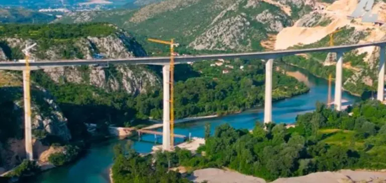 Pojavila se prva snimka pukotine na novom novcatom mostu u BiH, vrijednom 28 milijuna eura. Pogledajte
