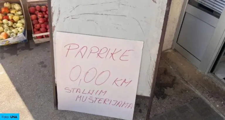 Trgovac odlučio da ne naplaćuje paprike: “Treba bar malo pripaziti stalne kupce jer sam im zahvalan i više nego sto misle”