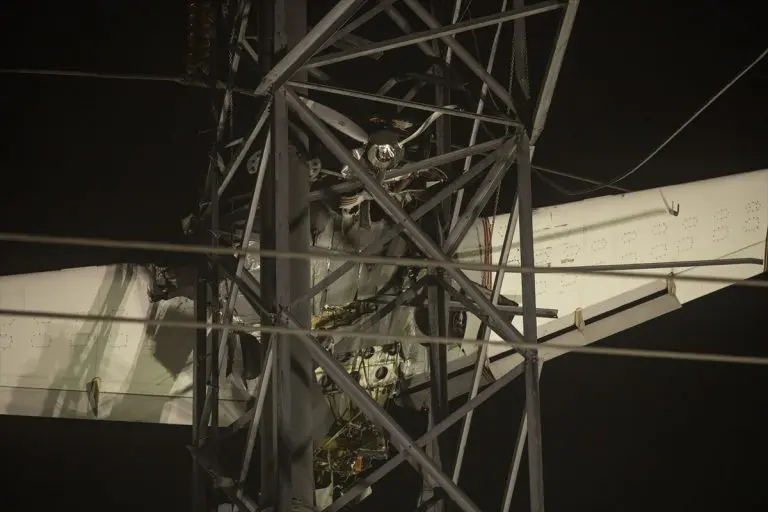 Avion udario u dalekovod, desetine hiljade ljudi bez električne energije