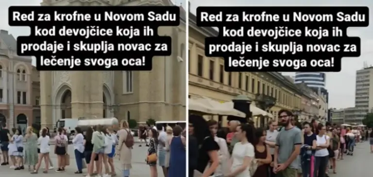 Pogledajte red za krofne kod curice koja ih prodaje da pomogne bolesnom ocu