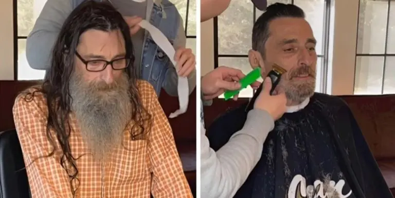 Beskućnika ošišali i obrijali, reakcijom rasplakao ljude: ‘Srce mi je puno’