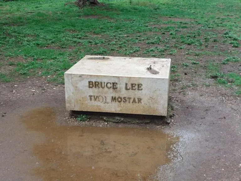 Nestao kip Brucea Leeja iz mostarskog parka