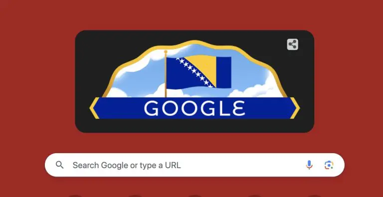 Na Google-u zastava BiH povodom Dana državnosti