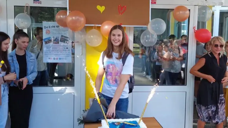 Lana Pudar oduševljena dočekom koji su joj priredili kolege i profesori
