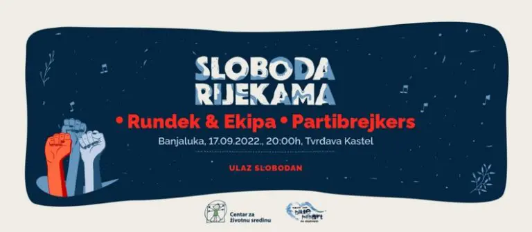 Koncert “Sloboda rijekama”: Partibrejkers i Darko Rundek & Ekipa 17. septembra u Banjaluci