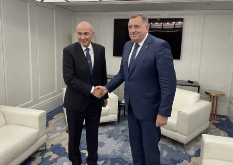 DODIK I IZBORI U SLOVENIJI I FRANCUSKOJ: U subotu je pružio podršku Janši.Janša je u nedjelju izgubio