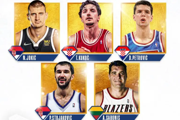 Najbolji NBA Evropljani svih vremena: Petorica iz bivše Jugoslavije