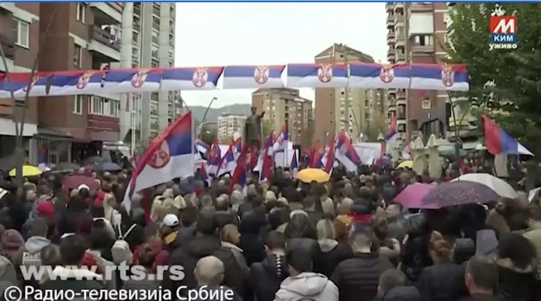 RTS: Sa skupa u Severnoj Mitrovici poruke mira i da Srbi ostaju svoji na svome