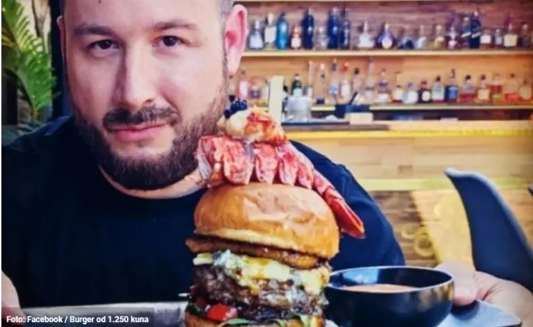 Hrvat prodaje najskuplji burger u regionu – košta 170 evra, i biće duplo skuplji FOTO