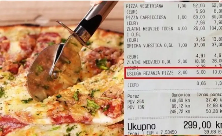 U Hrvatskoj dodatno naplaćuje uslugu rezanja pizze: Objasnili su zašto to rade