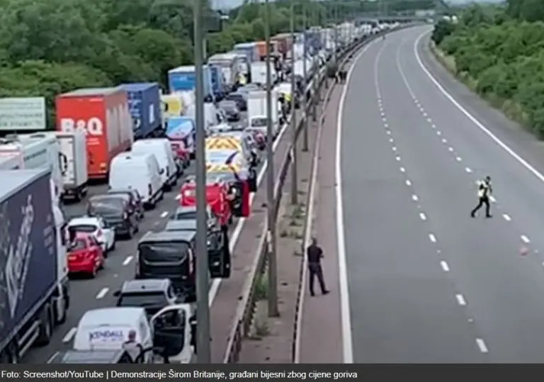 Demonstracije širom Britanije, građani bijesni zbog cijene goriva VIDEO