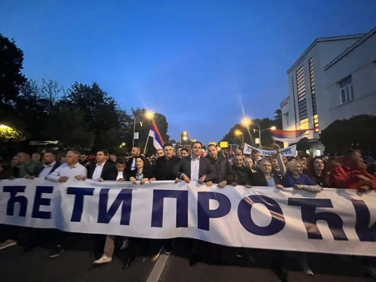 Dodik o protestima opozicije