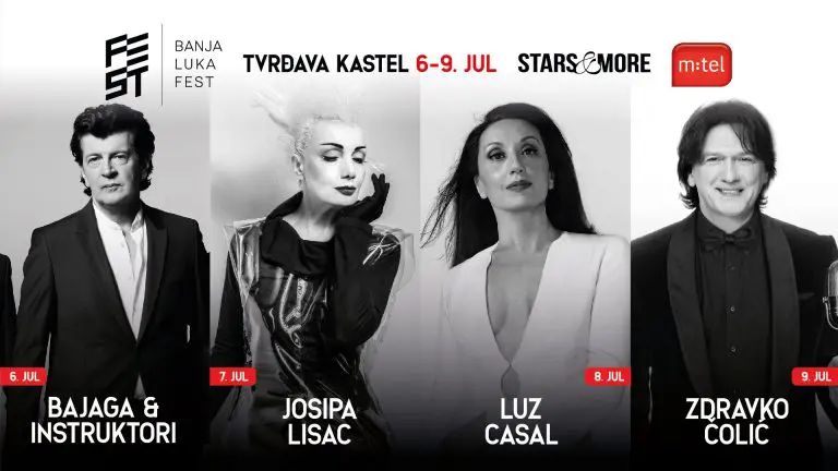 Danas počinje Banjaluka Fest: Bajaga otvara muzički spektakl koji traje četiti dana