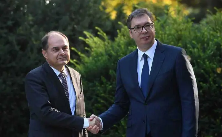 Završen razgovor Šmita i Vučića, Predsjednik Srbije se oglasio saopštenjem