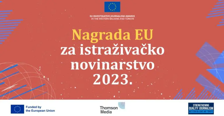 Otvoren konkurs za EU Nagradu za istraživačko novinarstvo za 2023. godinu