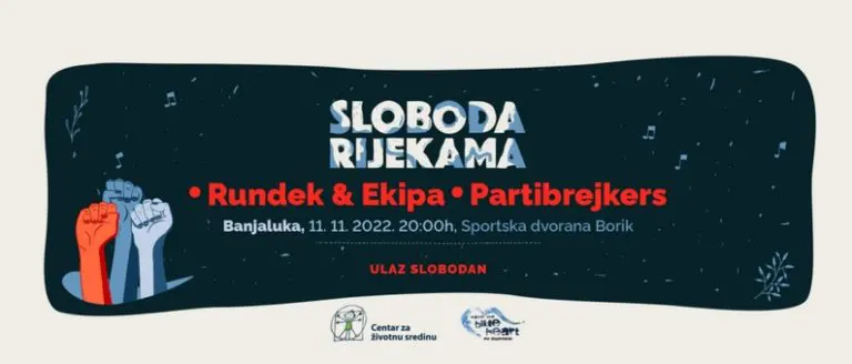 Koncert “Sloboda rijekama”: Partibrejkers i Darko Rundek & Ekipa 11. novembra u Banjaluci