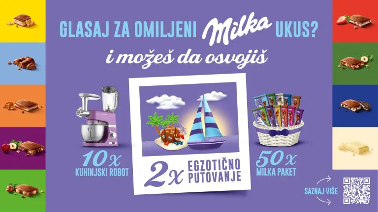 Milka pokreće veliku nagradnu igru
