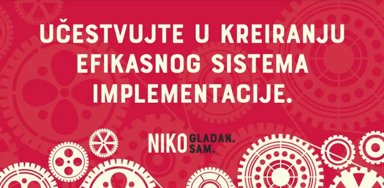 Svi mogu učestvovati u kreiranju efikasnog sistema doniranja hrane