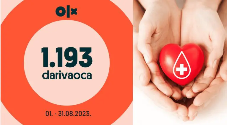 Akcija darivanja krvi: Korisnici OLX.ba donirali 1.193 doze krvi