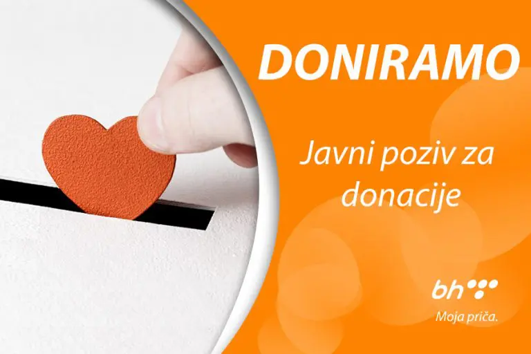 Objavljen javni poziv BH Telecoma za donacije