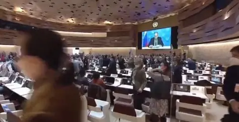 Pogledajte kako su diplomate napustile salu dok je govorio Lavrov (VIDEO)
