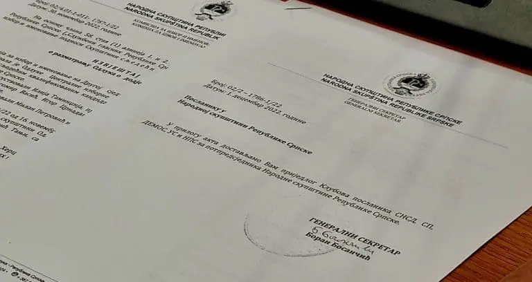 Posebna sjednica NSRS-a: Skinuta sa dnevnog reda jedna tačka