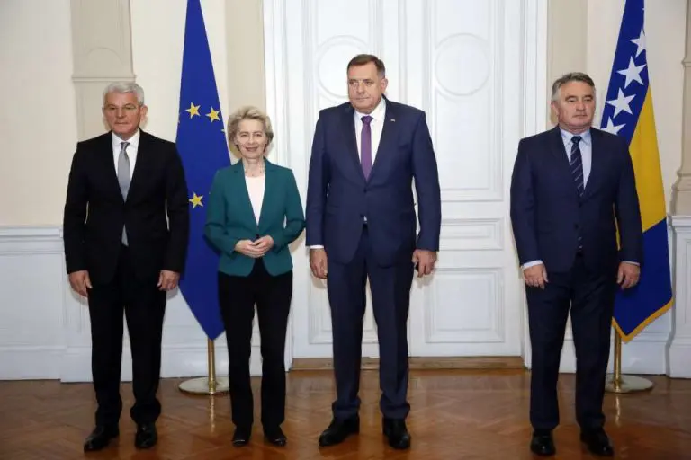 Ursula von der Leyen u posjeti BiH: “Naša zastava će biti i vaša zastava”
