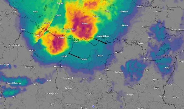 Jako nevrijeme praćeno gradom na području BiH, ovi gradovi su na udaru