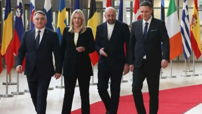Cvijanović u Briselu pitala Komšića da li je za kafu, on poručio da nije