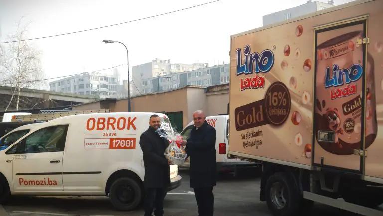 Blagdanski lanac darivanja: Lino Lada donacija za Udruženje Pomozi.ba