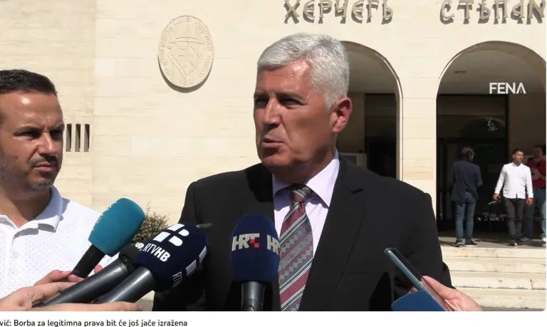 Čović o presudi iz Strazbura: Borba za legitimna prava hrvatskog naroda biće još jače izražena