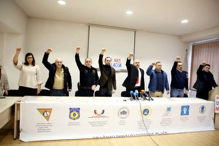 Osam sindikata u Kantonu Sarajevo najavilo proteste