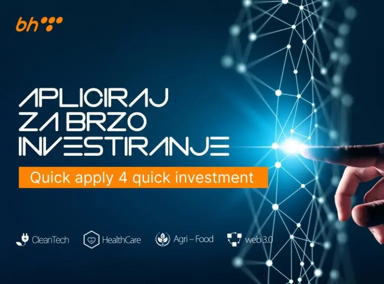 Apliciraj za brzo investiranje u svoj startup u iznosu do 200.000 KM!